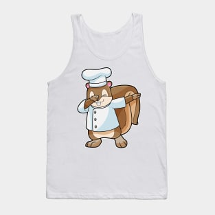 Squirrel as Cook with Cooking apron Tank Top